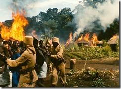 The African Queen Burning the Village