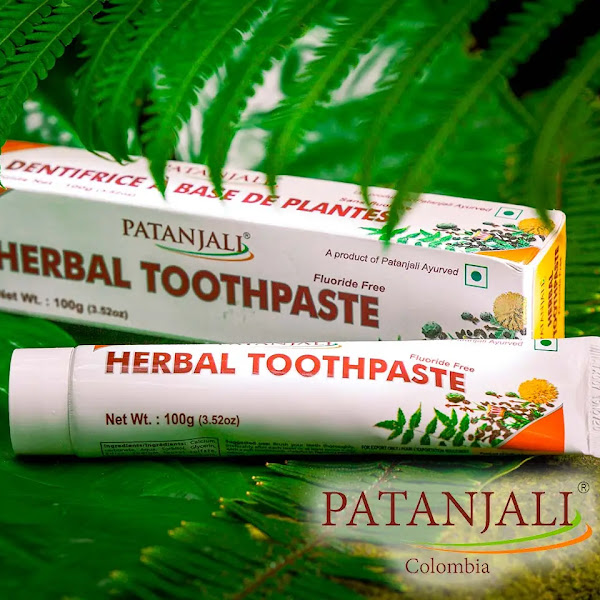 Crema dental PANTAJALI sin flúor
