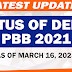 Latest Status of DepEd PBB 2021 as of March 16, 2023