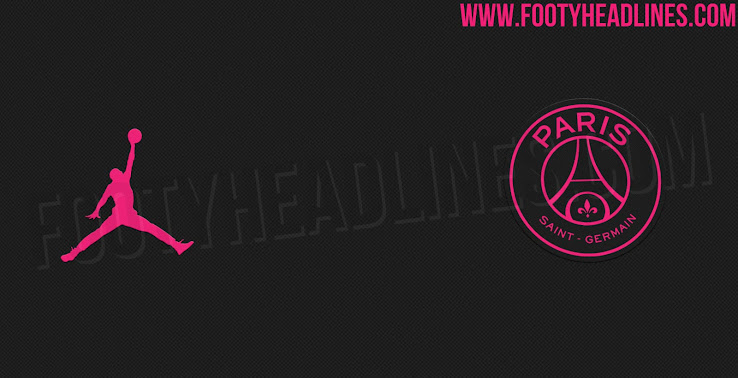 Leaked Jordan Psg 20 21 Fourth Kit To Be Black Hyper Pink Centered Logos Footy Headlines