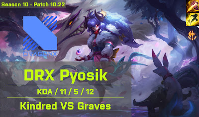 DRX Pyosik Kindred JG vs Gen G Clid Graves - KR 10.22