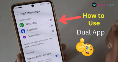 How to use dual app in samsung