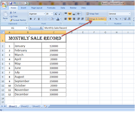what is merge and centre in ms excel, what is merge and center in ms excel