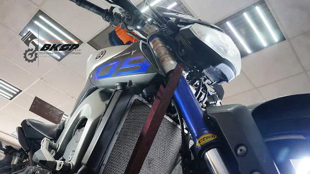 準備更換離合器總成的 Yamaha MT-09