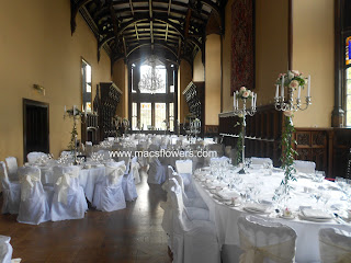 chair covers and centerpieces at adare manor