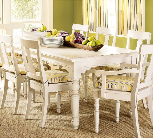 White Dining Room Table Decorating Ideas