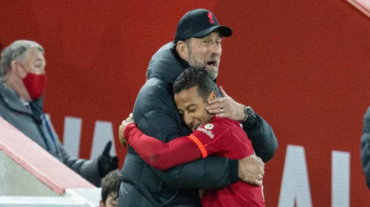 Klopp Shares What He Told Thiago After Fa Cup Win