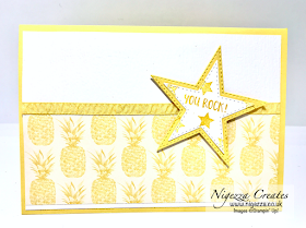 Nigezza Creates with Stampin Up & Tropical Oasis & Stitched Star Dies