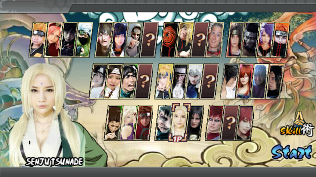 Download Naruto Senki Cosplay MOD Full Character Apk Game Terbaru
