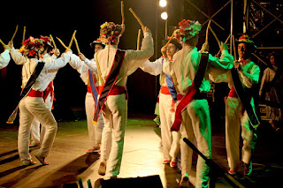 Exhibición de danzas de Ibarra-Kaldu, Erreka-Ortu y Laguntasuna