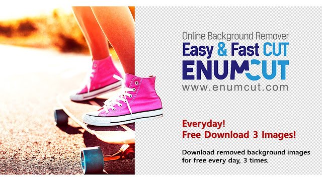 Enumcut! Download removed background images for free every day, 3 times!