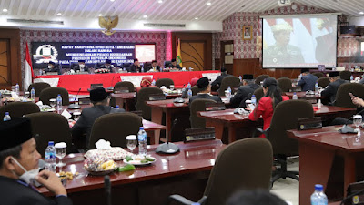 Rapat Paripurna DPRD Kota Tangerang Warnai Peringatan HUT RI Ke-77 