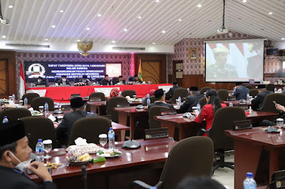 Rapat Paripurna DPRD Kota Tangerang Warnai Peringatan HUT RI Ke-77