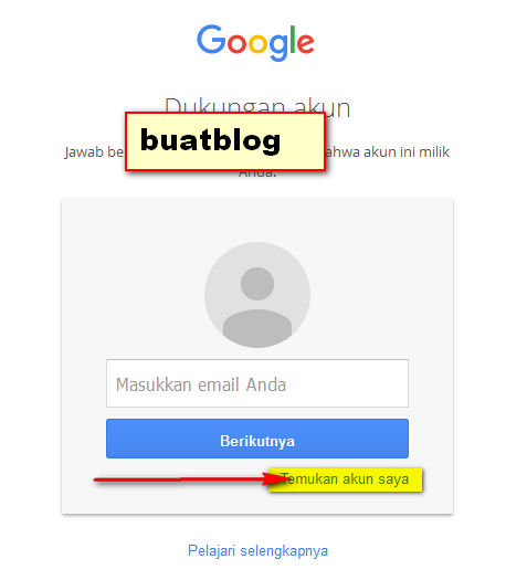 cara ganti sandi gmail yang lupa lewat hp