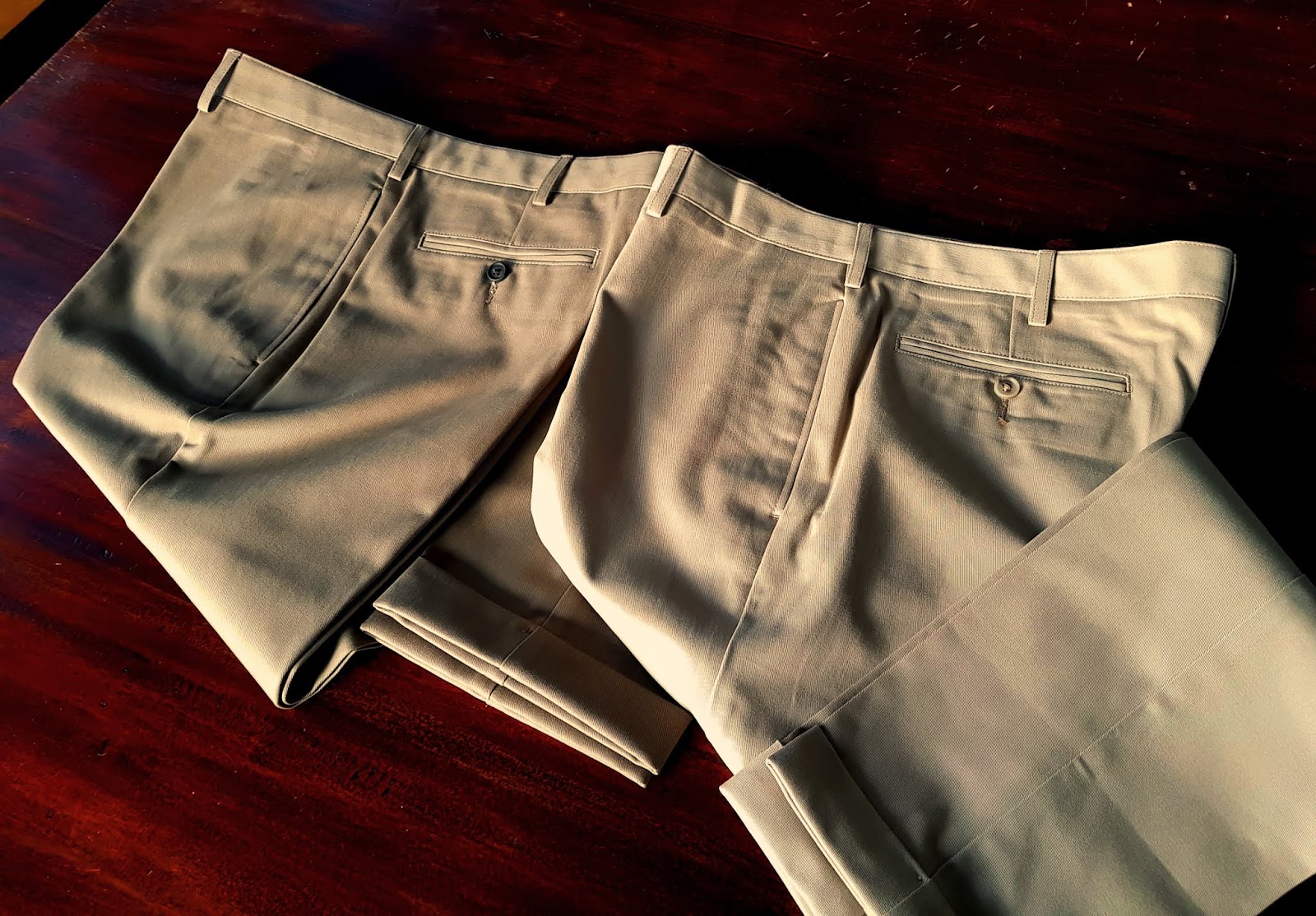 Landless Gentry: Review: Slim Fit Cotton Chinos from Land's End