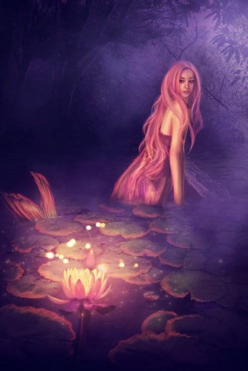 Lilia Osipova deviantart photo manipulations photoshop illustrations fantasy surreal psychedelic Mermaid