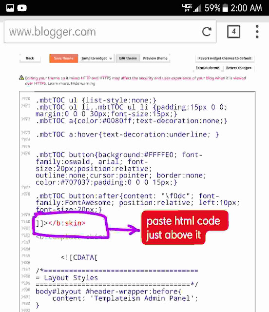  How create table of content,how create table in blogger