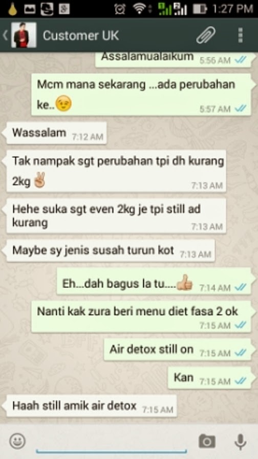 kurus dengan produk shaklee