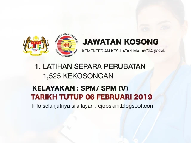 JAWATAN KOSONG KKM FEBRUARI 2019