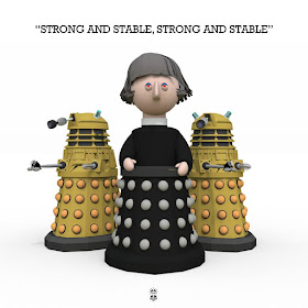 "Strong and Stable  - Theresa May and Daleks