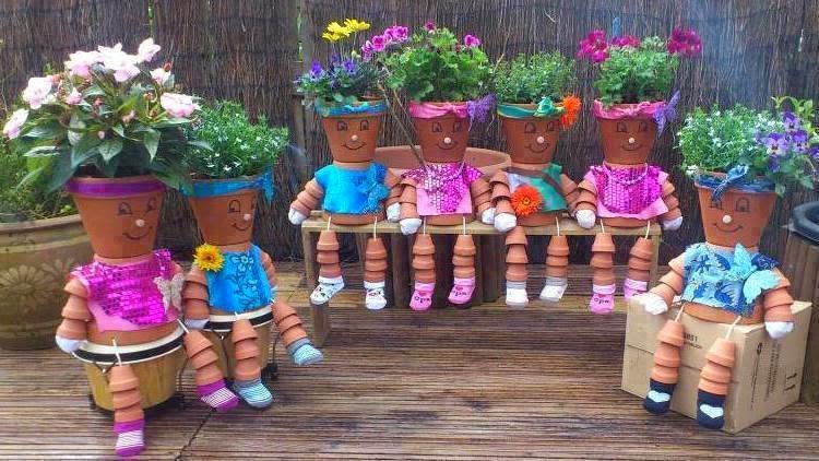 flower pot ideas on pinterest Flower Pot People Crafts | 750 x 422