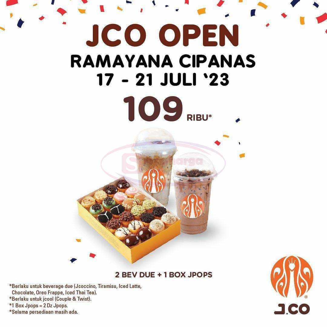 Gerai JCO RAMAYANA CIPANAS Hadirkan Promo GRAND OPENING