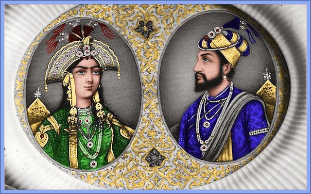 Queen Mumtaz and Shah Jahan