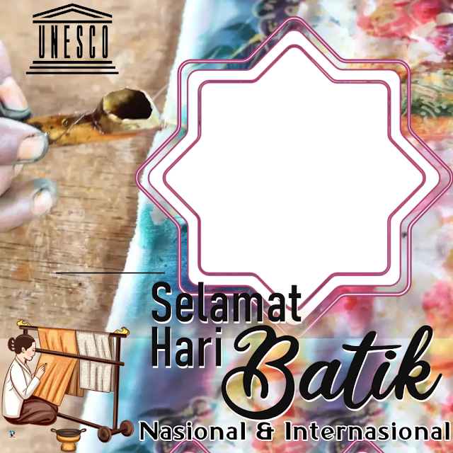 link  Bingkai Twibon Hari Batik Nasional dan International 2023