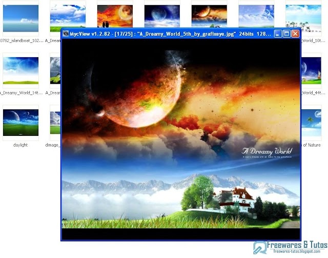 MycView : un logiciel portable pour créer automatiquement un diaporama de vos photos