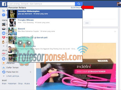 Cara Mudah Menghapus Riwayat Pencarian Facebook Terampuh