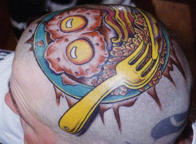 Head tattoo