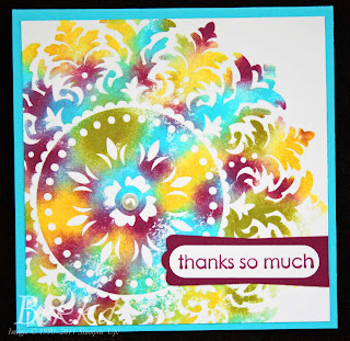 Stampin' Up! Multi Coloured Ink Pad Technique