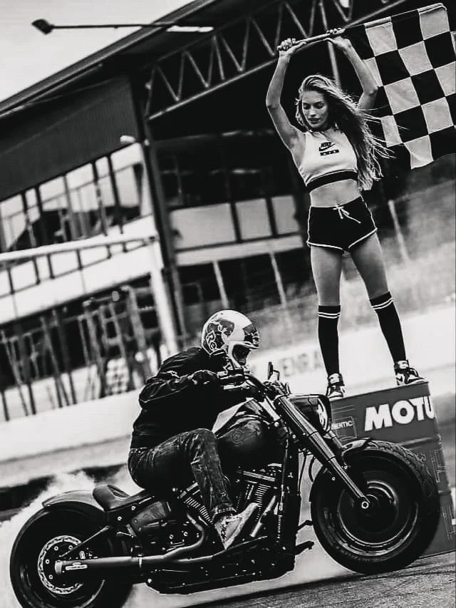 Harley Drift Bike - Photographer Unknown