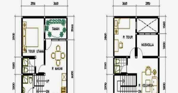 Image 1001 Contoh Desain Denah  Rumah  Minimalis Type 36  