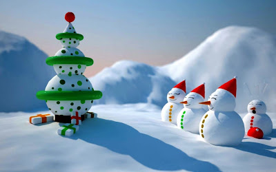 3D Christmas Wallpaper