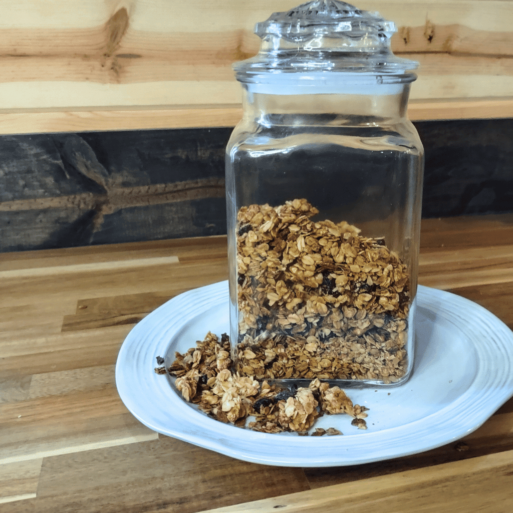 Excellent and easy to make honey homemade granola.