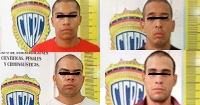 4 Atracadores detenidos en La VIctoria - estado Aragua