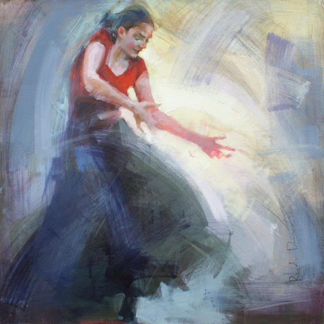 Flamenco, Tango, Expressive Figurative Paintings By "Renata Domagalska" 