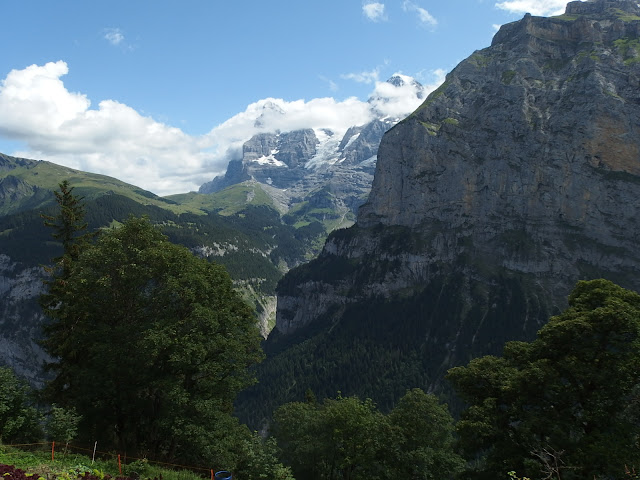 View towards the Eiger and Monch from Murren