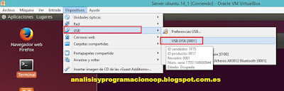 agregar un pendrive USB a una máquina virtual