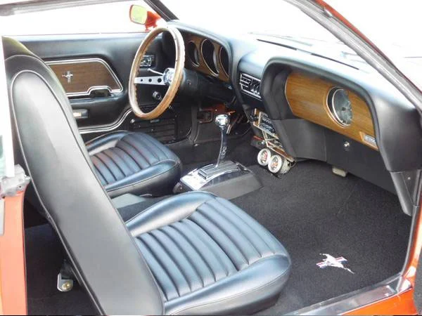 Interior, 1969 Mustang Mach 1 Fastback