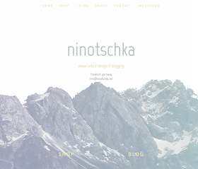 new design and domain for ninotschkas blog