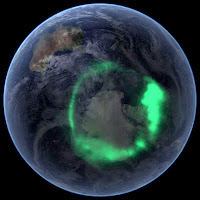 Aurorae from space!