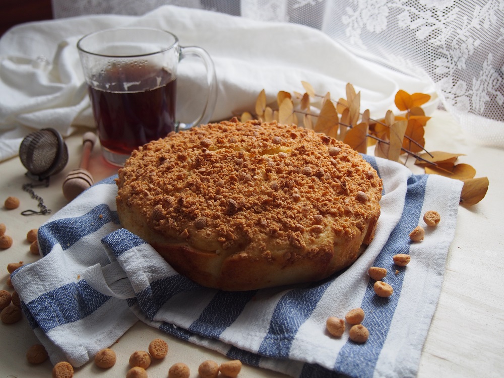 Torta soffice ricotta e amaretti