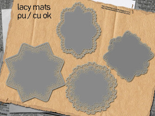 http://stephsscrappybits.blogspot.com/2009/12/lacy-mats.html