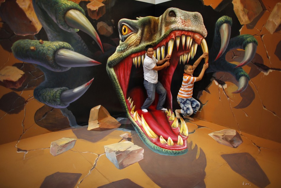 Wow Gambar  3  Dimensi  Keren  di 3D Art Exhibition China 