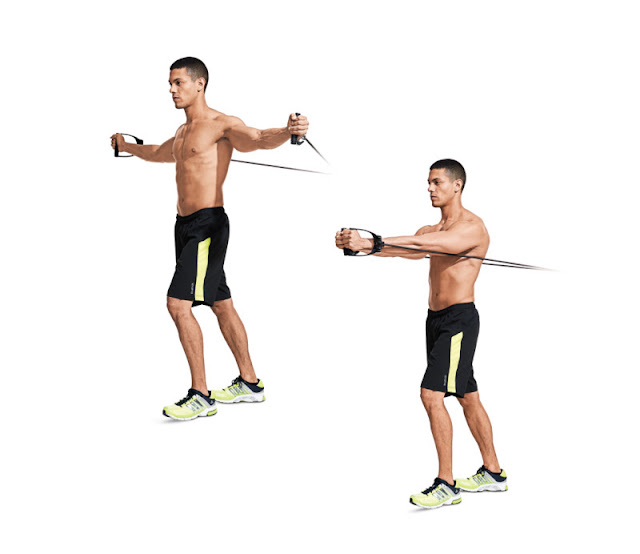 Best Chest Exercises of All Time - 30 Exercise - Band-Resisted Flye