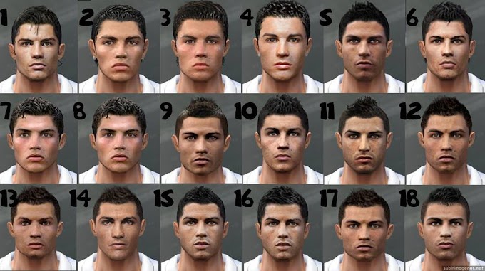 Pack Faces C. Ronaldo 