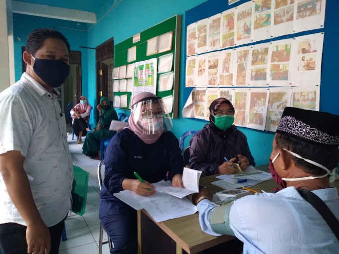 Calon Jemaah Haji Tanah Laut Lakukan Vaksinasi MM