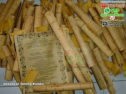 Undangan Gulung Bambu Bambu Jakarta Selatan